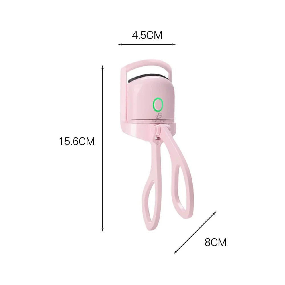 Rizador de pestañas térmico eléctrico de forma fácil y duradera, variedad de colores