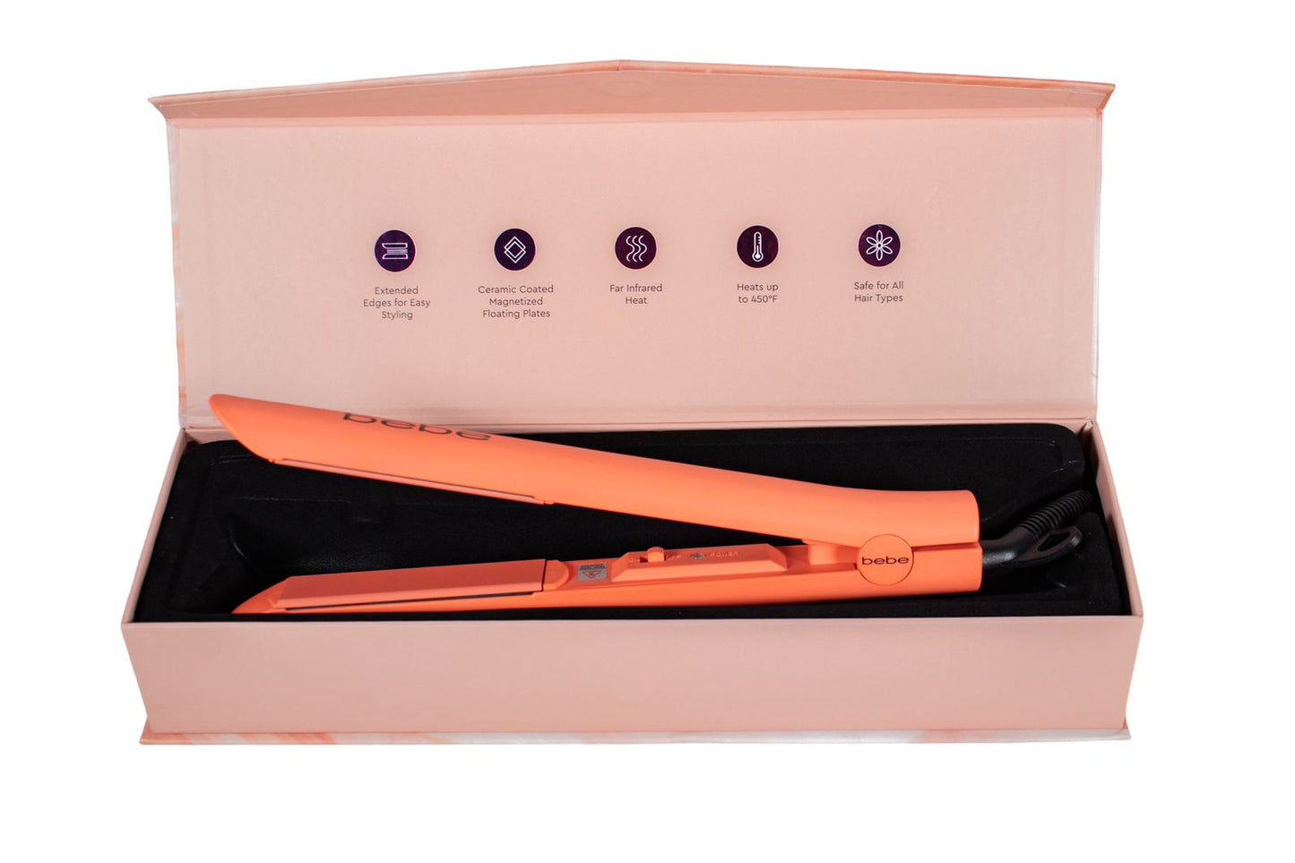 Plancha para Cabello BEBE - Naranja    Edicion Limitada